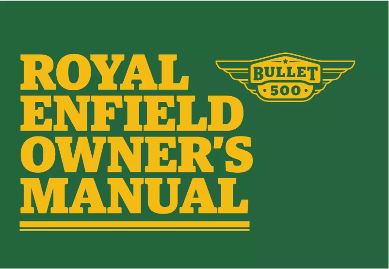 Página 1 del manual Manual de usuario Royal Enfield Bullet 500 (2014)