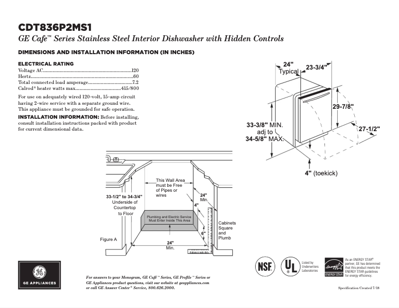 Imagen de la primera página del manual del dispositivo Café CDT836P2MS1