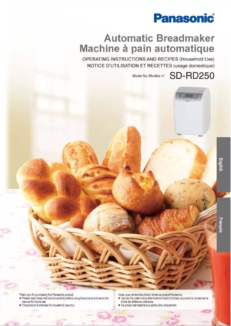 Página 1 del manual Manual de usuario Panasonic SD-RD250