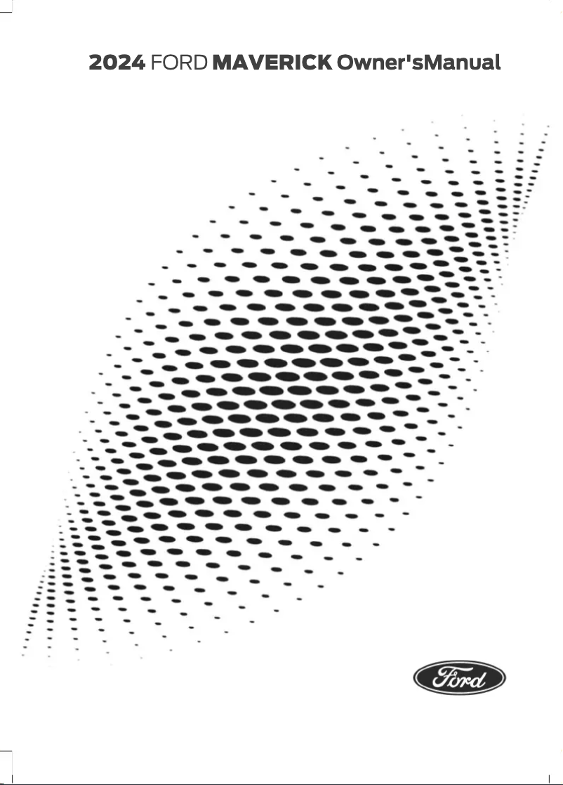Página 1 del manual Manual de usuario Ford Maverick (2024)