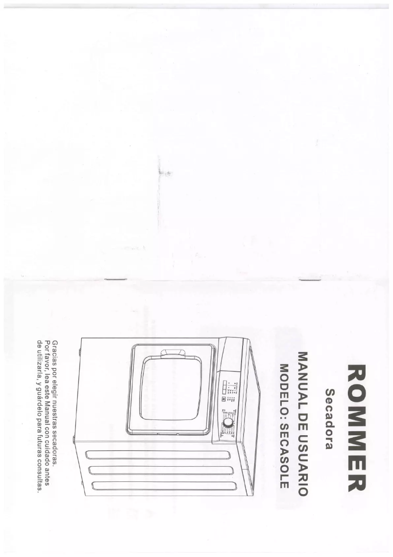 Imagen de la primera página del manual del dispositivo SECASOLE
