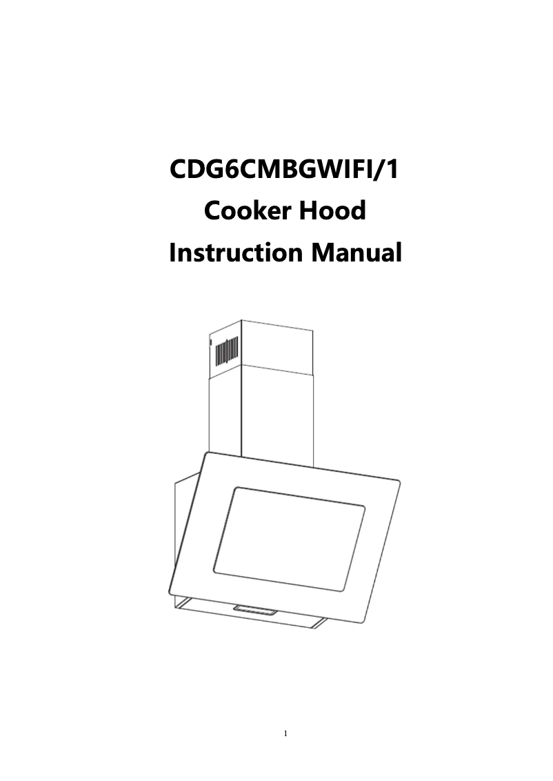 Imagen de la primera página del manual del dispositivo CDG6CMBGWIFI/1