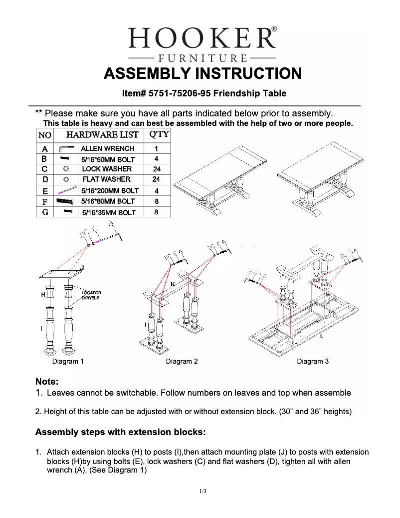 Página 1 del manual Manual de usuario Hooker 5751-75206-95