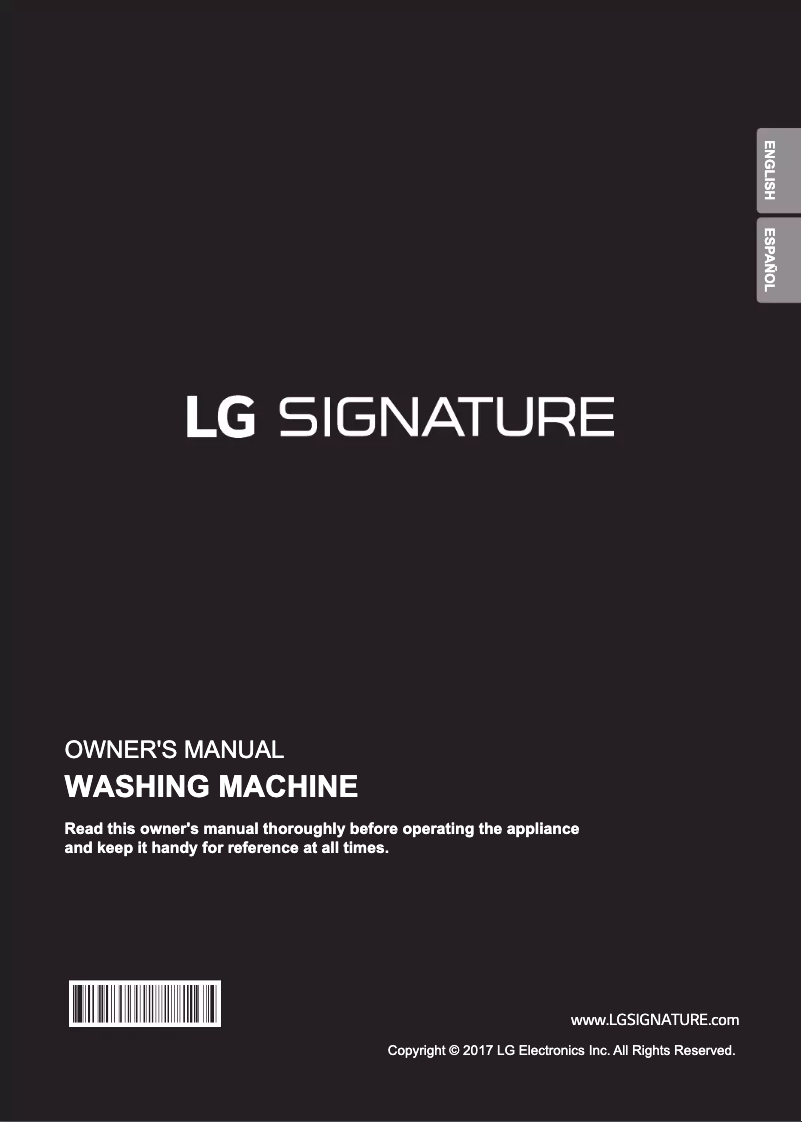 Imagen de la primera página del manual del dispositivo LUWD1CW