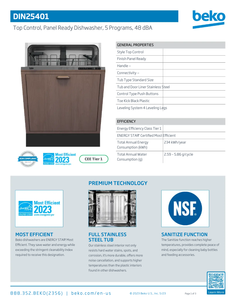 Imagen de la primera página del manual del dispositivo DIN25401