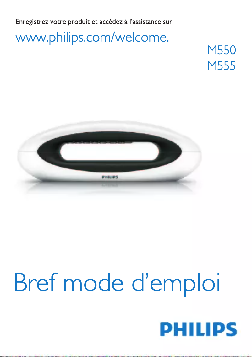 Página 1 del manual Guía de inicio rápido Philips M5551WR