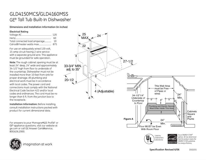 Imagen de la primera página del manual del dispositivo GLD4150MCS