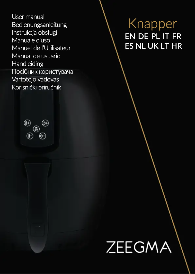 Página 1 del manual Manual de usuario Zeegma Knapper