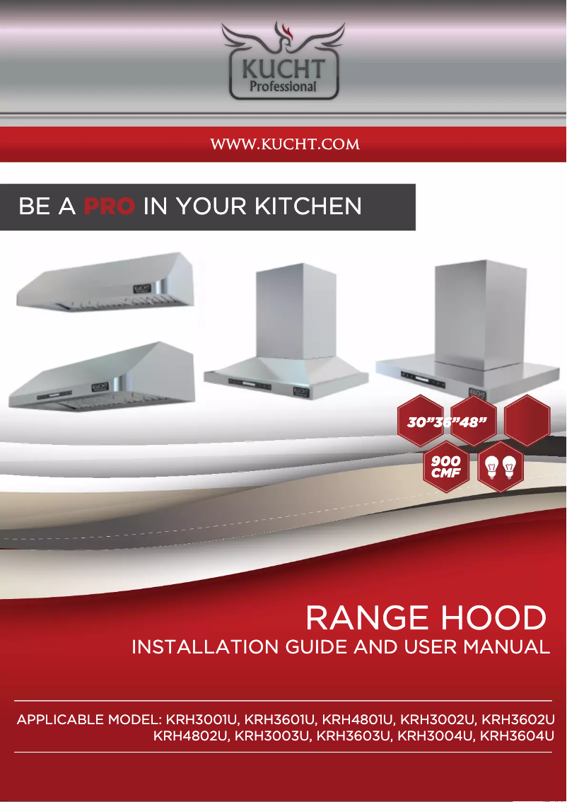 Imagen de la primera página del manual del dispositivo KRH4801U