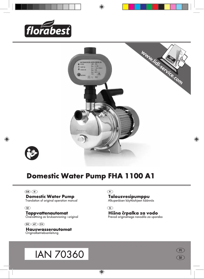 Página 1 del manual Manual de usuario Florabest IAN 70360