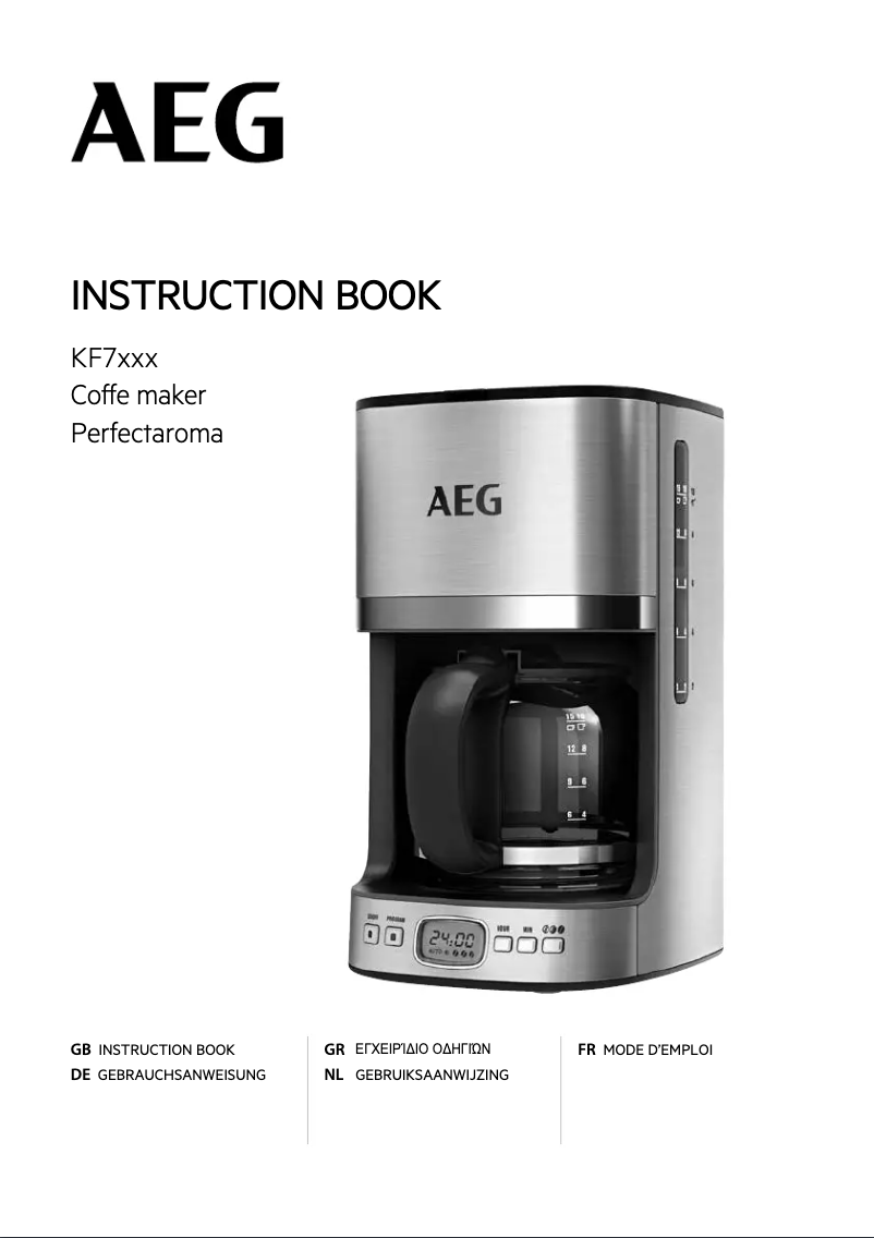 Página 1 del manual Manual de usuario AEG KF7600