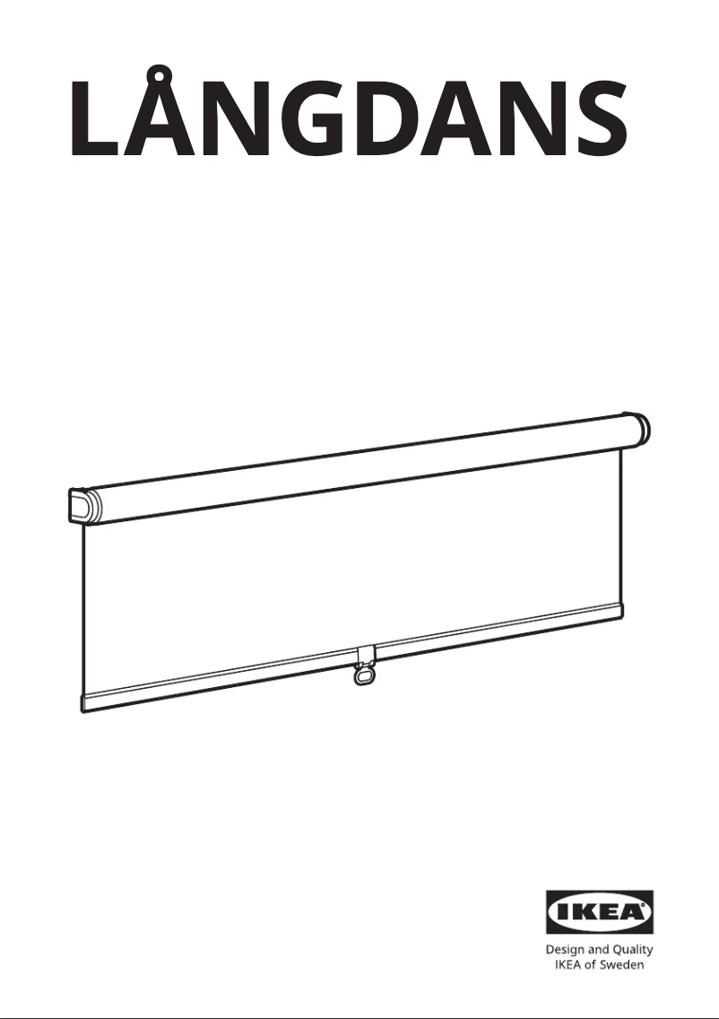 Página 1 del manual Manual de usuario Ikea LÅNGDANS 504.718.37