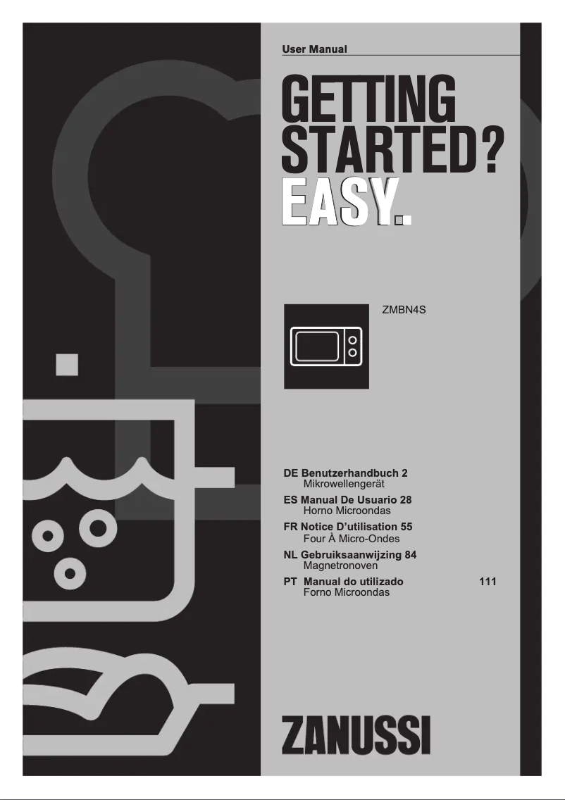 Página 1 del manual Manual de usuario Zanussi ZMBN4SK