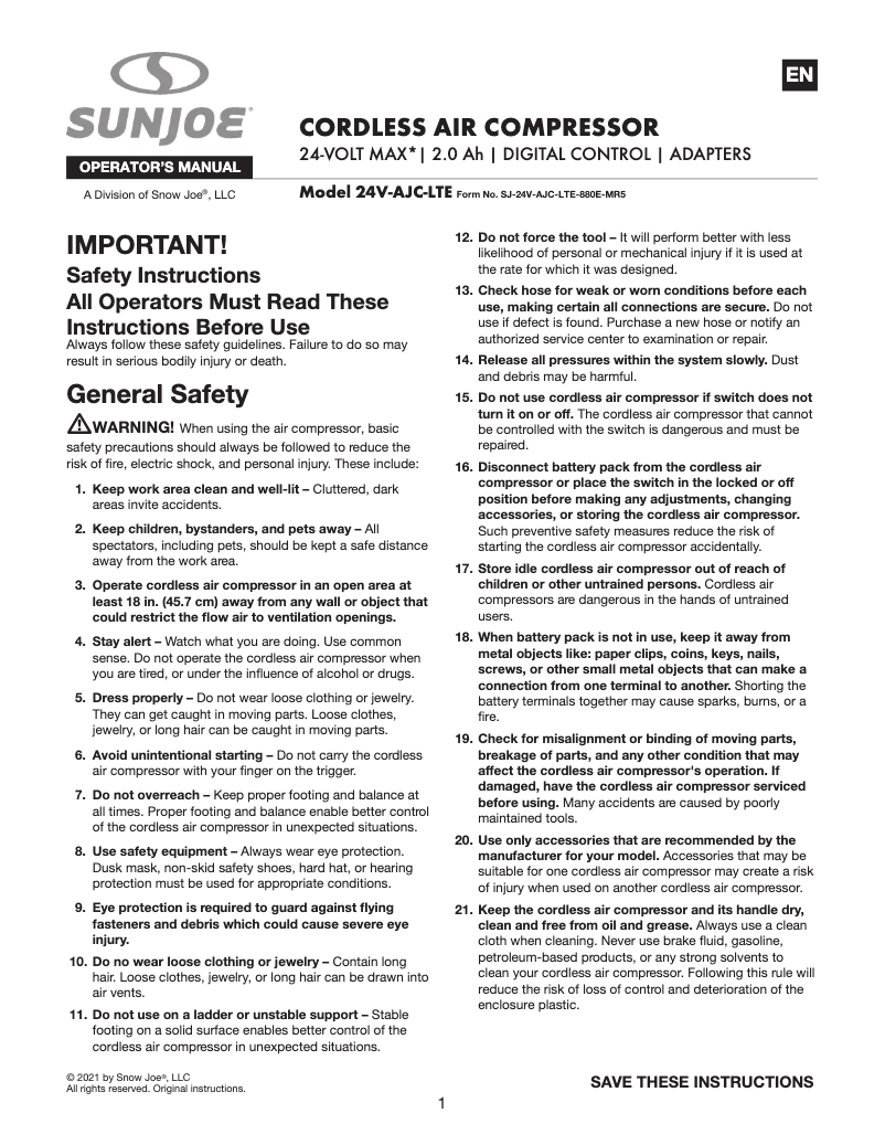 Imagen de la primera página del manual del dispositivo 24V-AJC-LTE