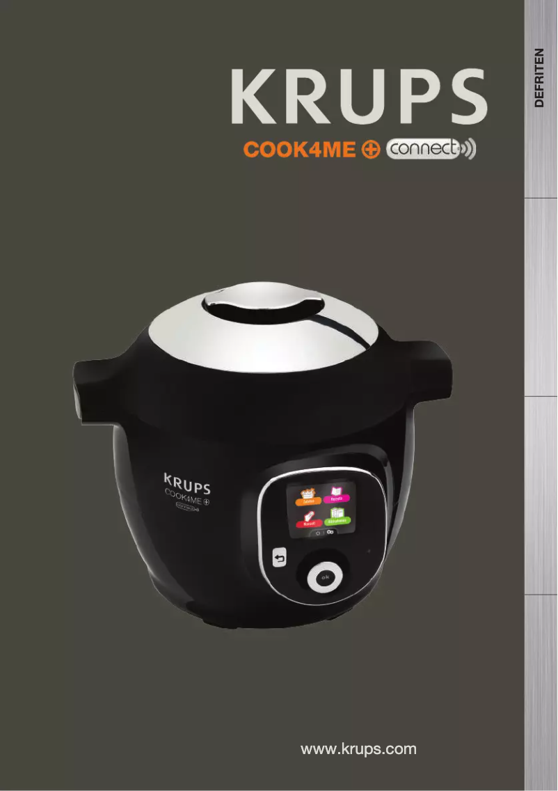 Página 1 del manual Manual de usuario Krups Cook4Me+ Connect