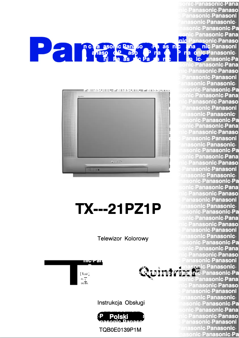 Página nº 1 - Manual de usuario Panasonic TX-21PZ1P