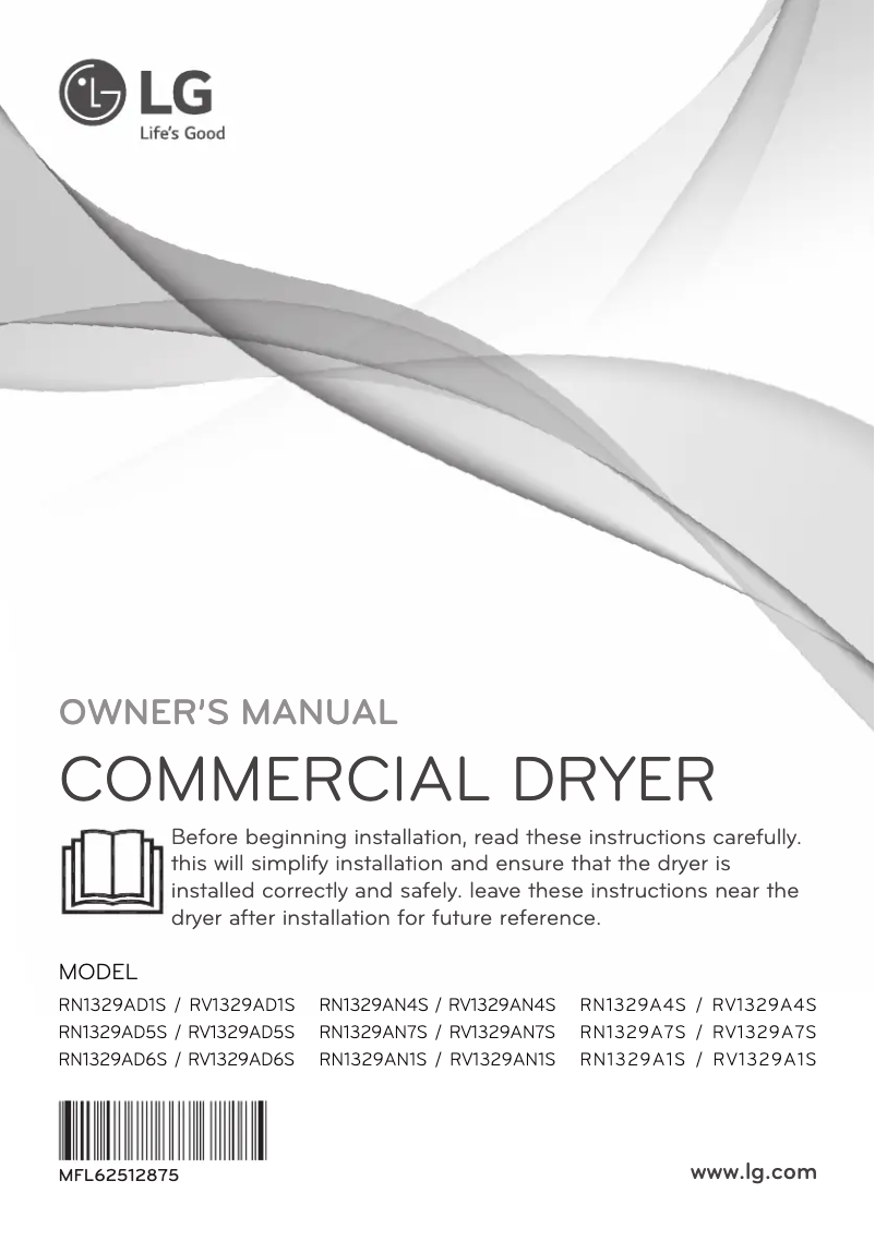 Página 1 del manual Manual de usuario LG RV1329AD5S