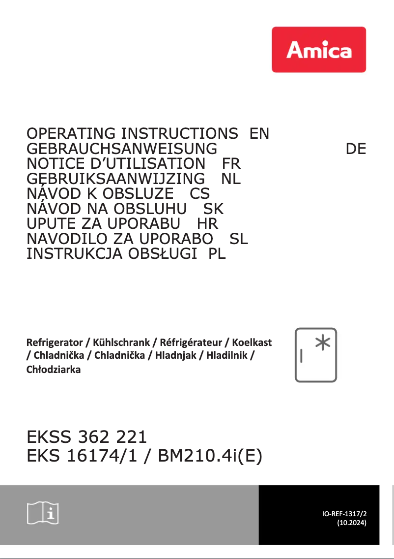 Página nº 1 - Manual de usuario Amica EKS16174