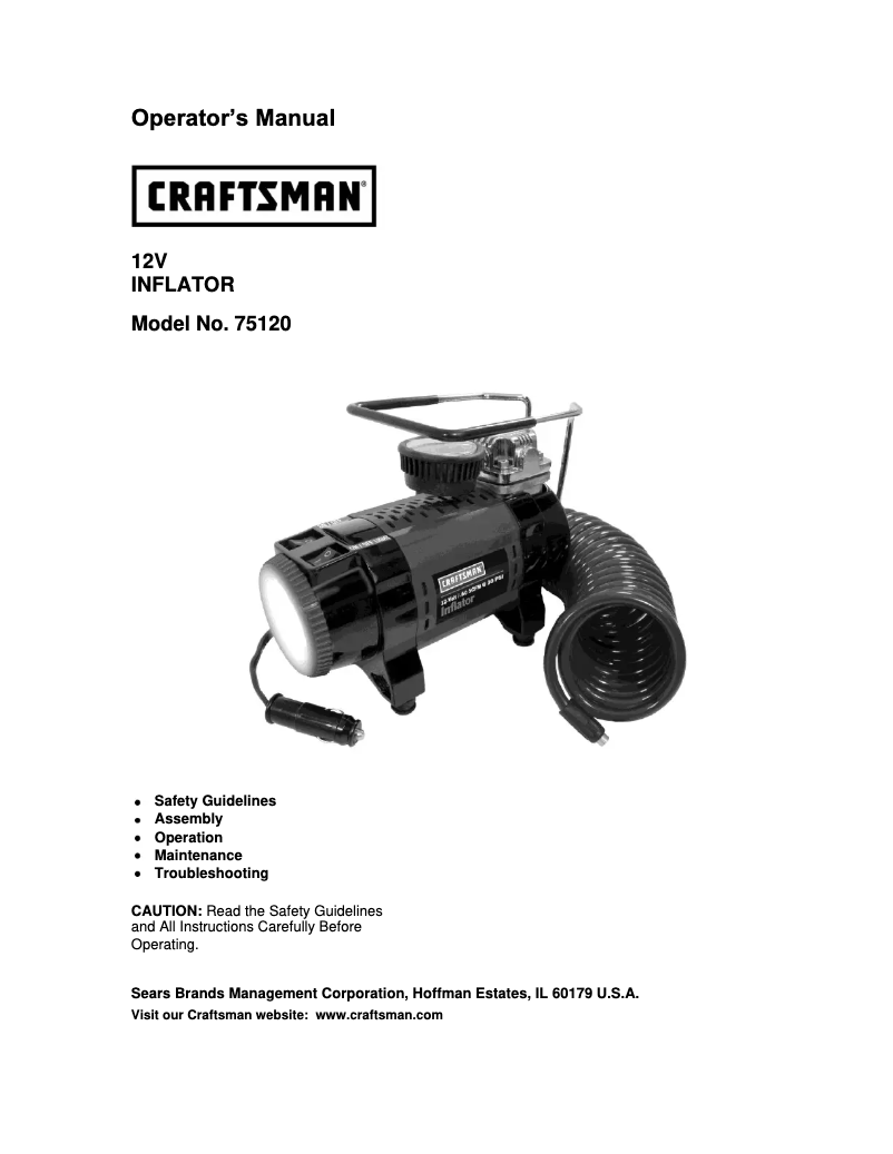 Imagen de la primera página del manual del dispositivo 75120