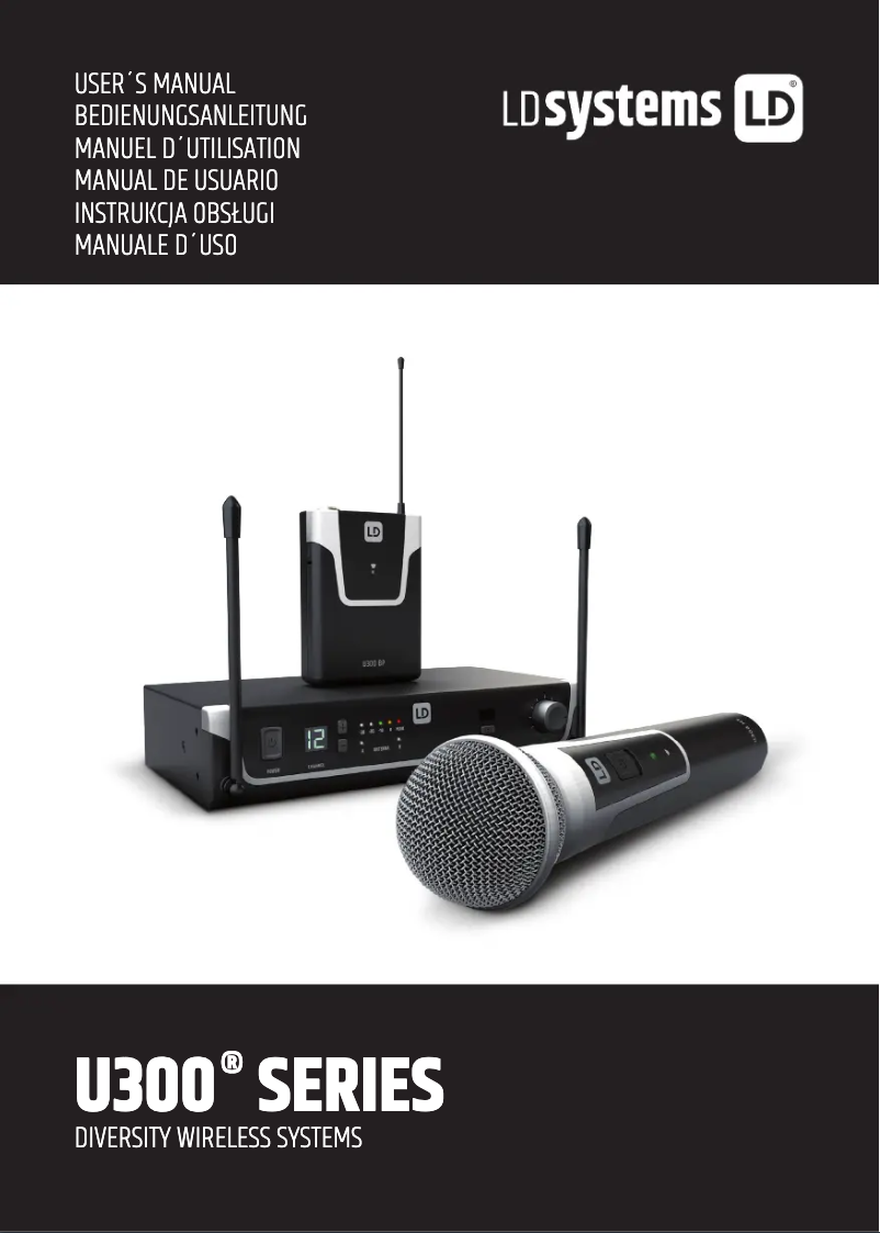 Página 1 del manual Manual de usuario LD Systems U306 R