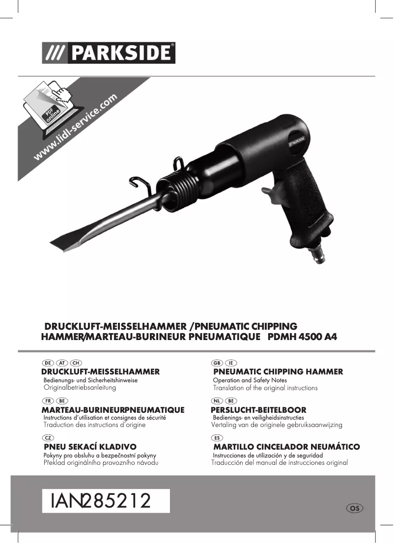 Imagen de la primera página del manual del dispositivo PDMH 4500 A4
