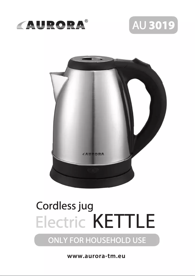 Imagen de la primera página del manual del dispositivo AU3019