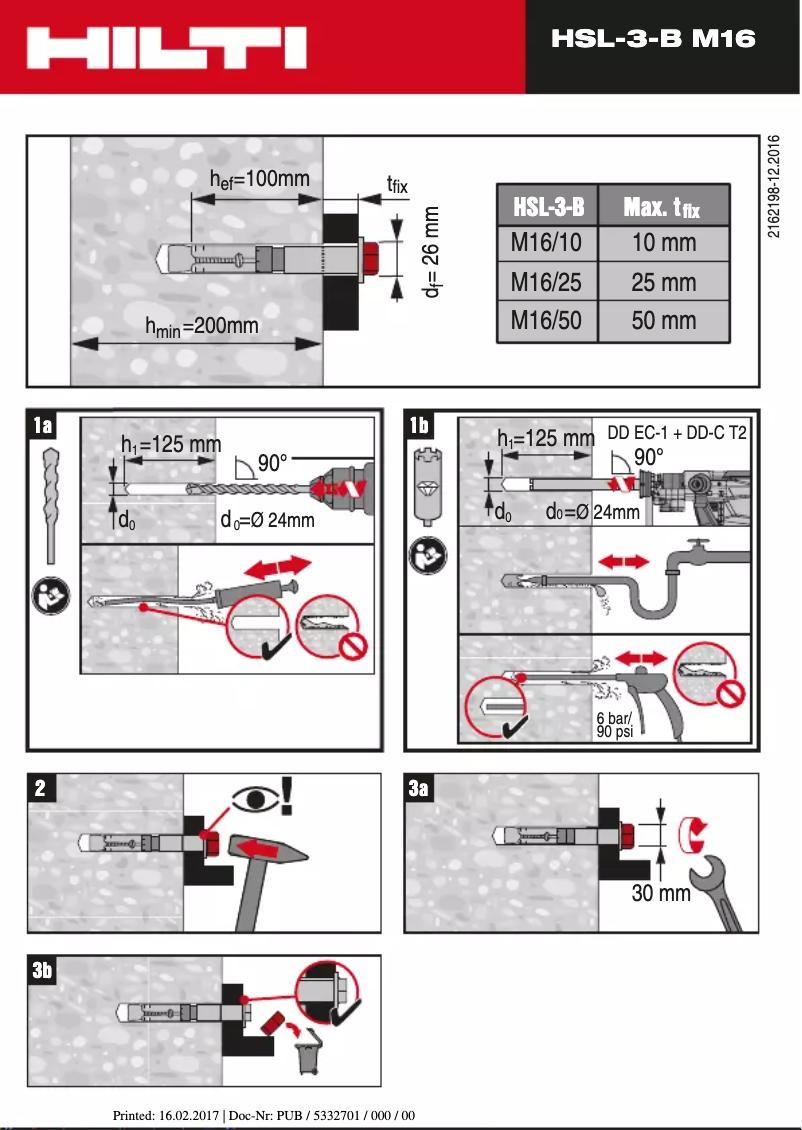 Página 1 del manual Manual de usuario Hilti HSL-3-B