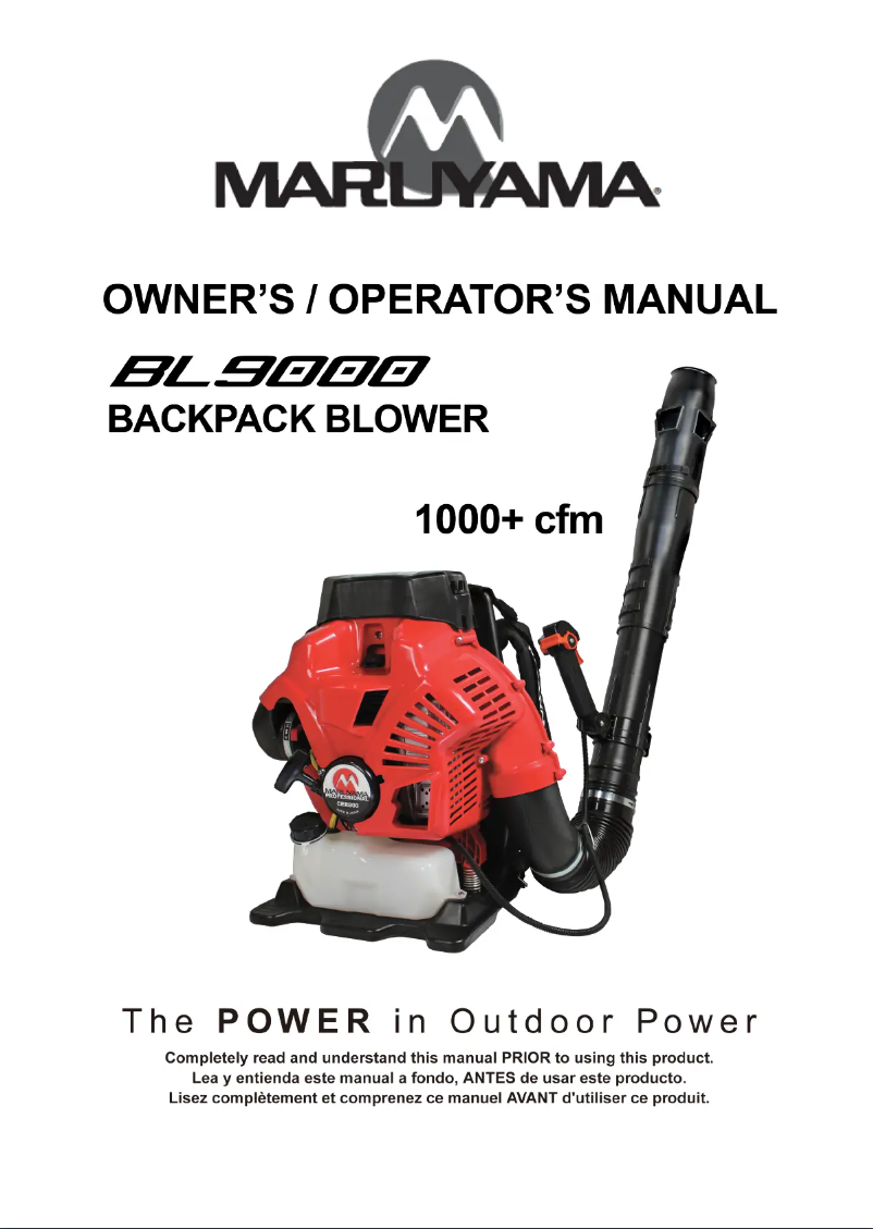 Imagen de la primera página del manual del dispositivo BL9000-SP