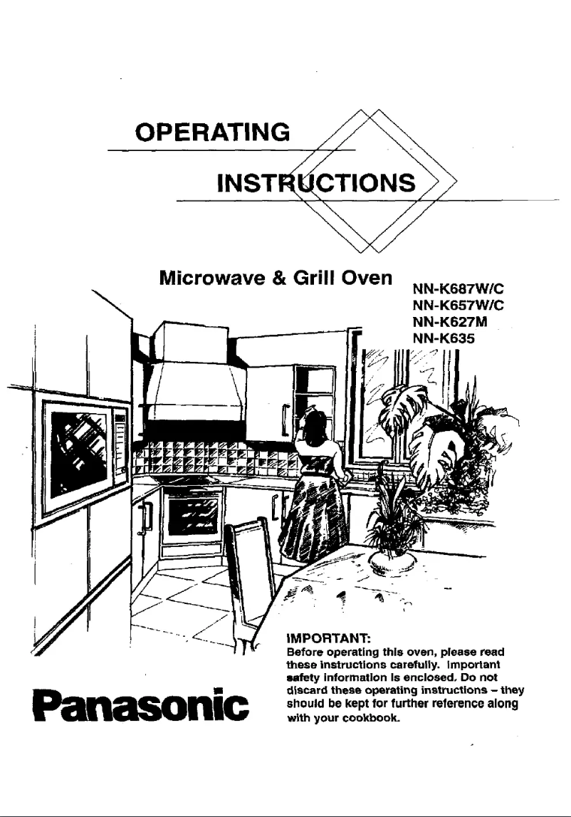 Imagen de la primera página del manual del dispositivo NN-K635