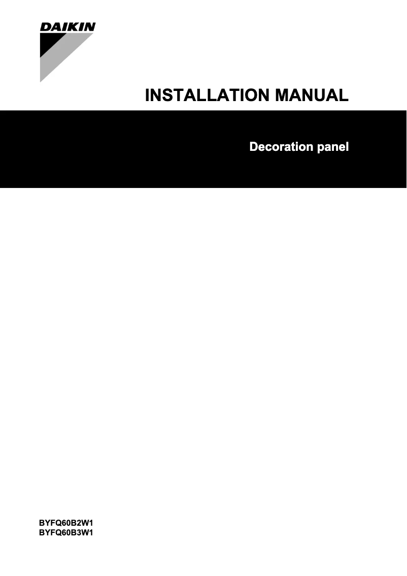 Página nº 1 - Manual de usuario Daikin BYFQ60B3