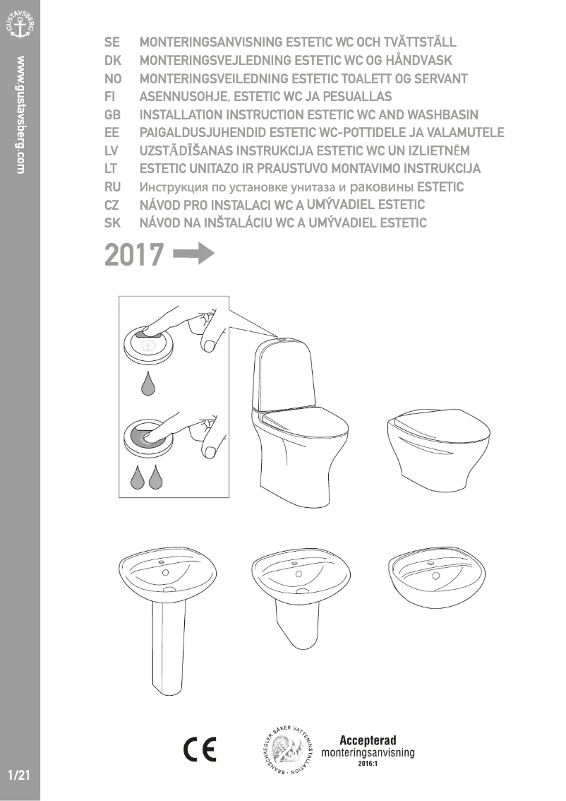 Imagen de la primera página del manual del dispositivo Estetic 8300