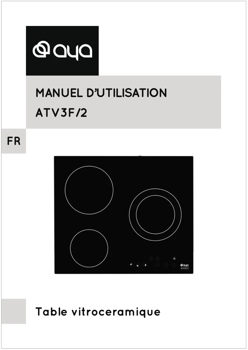 Página 1 del manual Manual de usuario AYA ATV3F