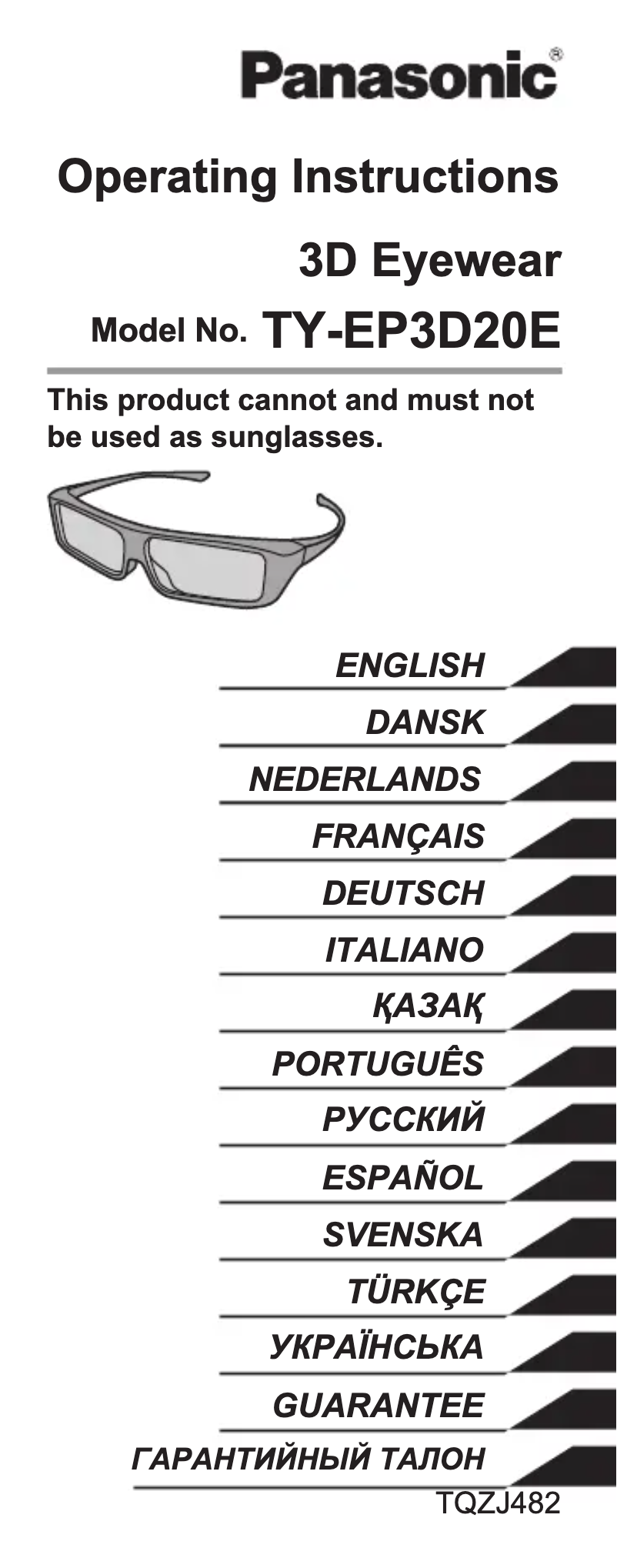 Imagen de la primera página del manual del dispositivo TY-EP3D20E
