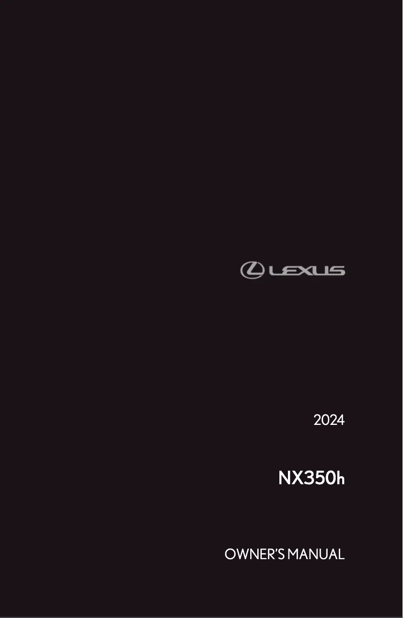 Imagen de la primera página del manual del dispositivo NX 350h (2024)