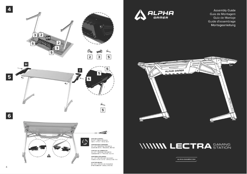 Página 1 del manual Manual de usuario Alpha Gamer Lectra