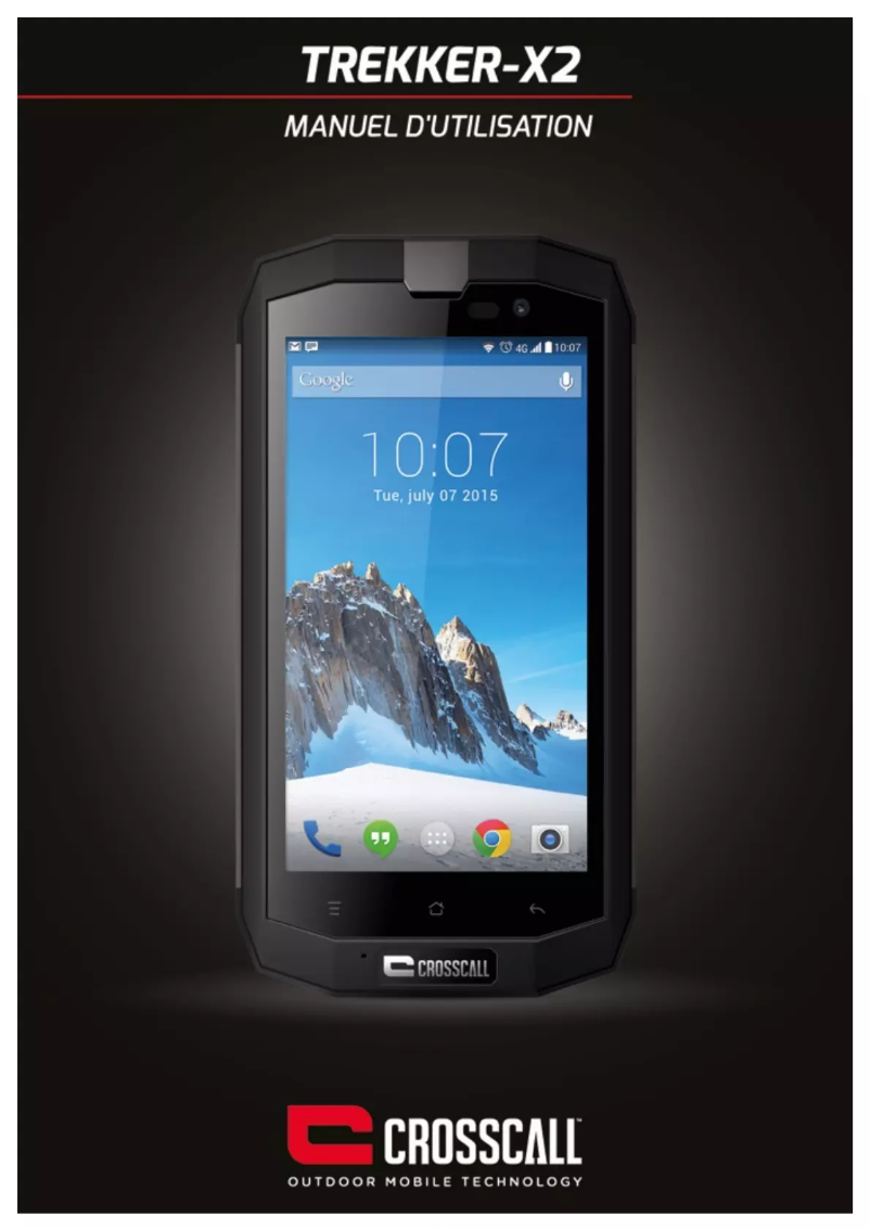 Página 1 del manual Manual de usuario Crosscall TREKKER-X2