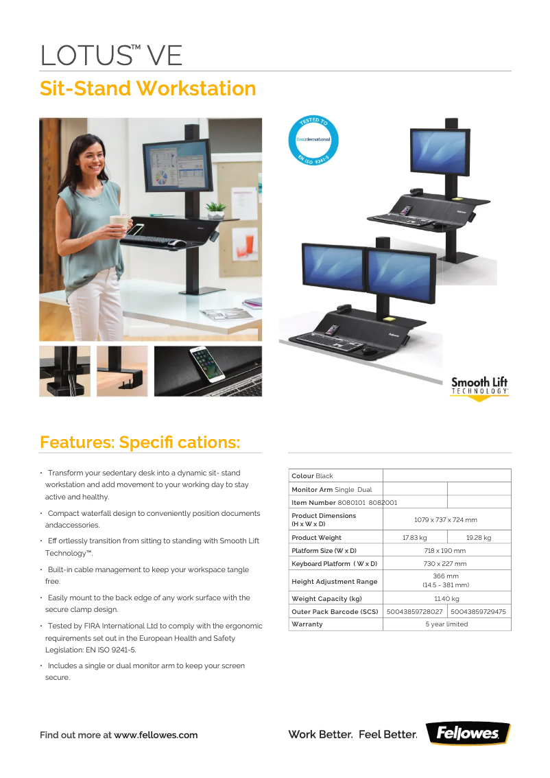 Imagen de la primera página del manual del dispositivo Lotus VE