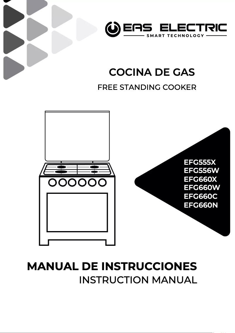 Imagen de la primera página del manual del dispositivo EFG660X