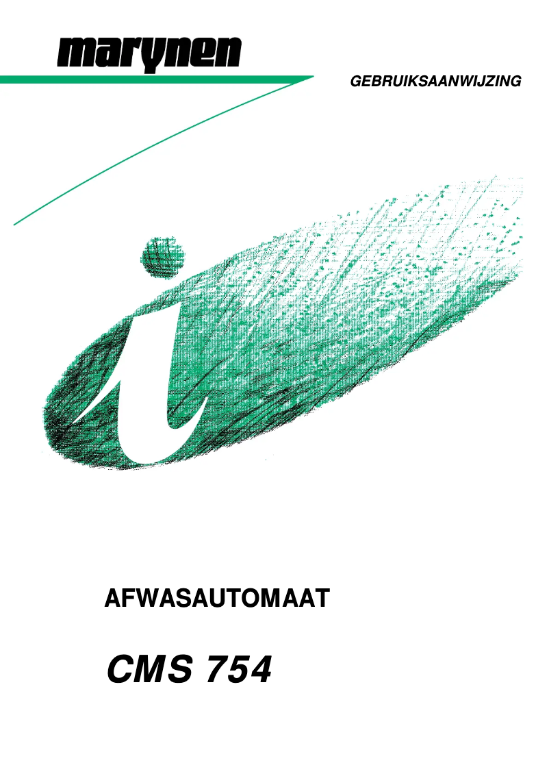 Imagen de la primera página del manual del dispositivo CMS 754