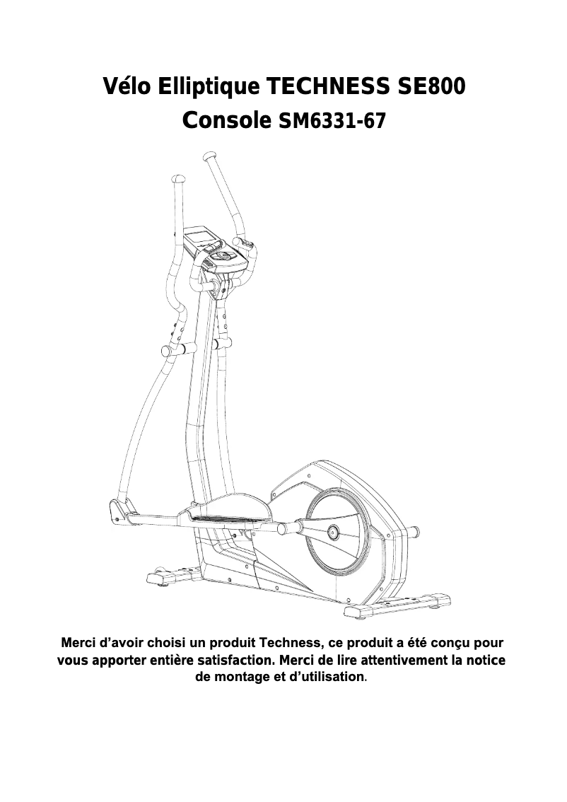 Imagen de la primera página del manual del dispositivo SE800
