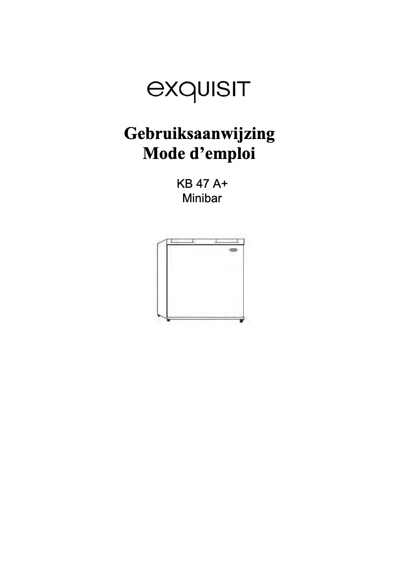 Imagen de la primera página del manual del dispositivo KB47A