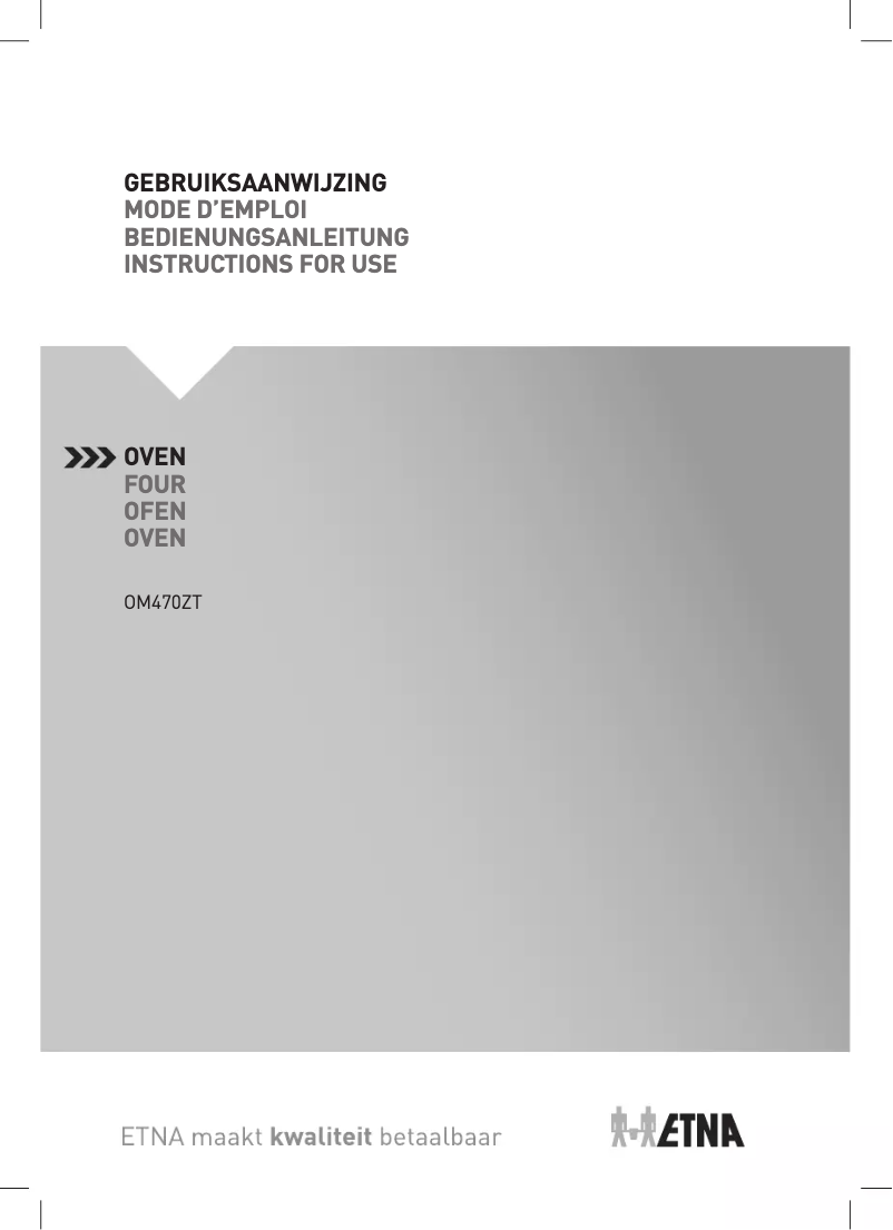 Imagen de la primera página del manual del dispositivo OM470ZT