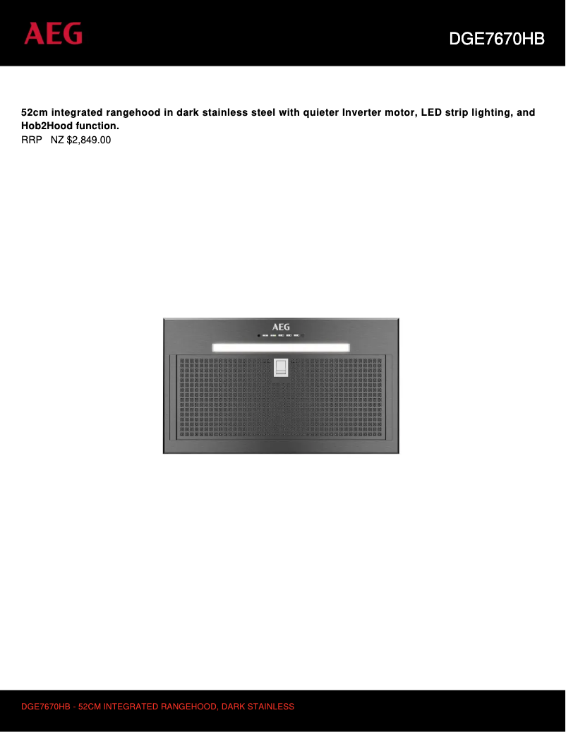 Imagen de la primera página del manual del dispositivo DGE7670HB