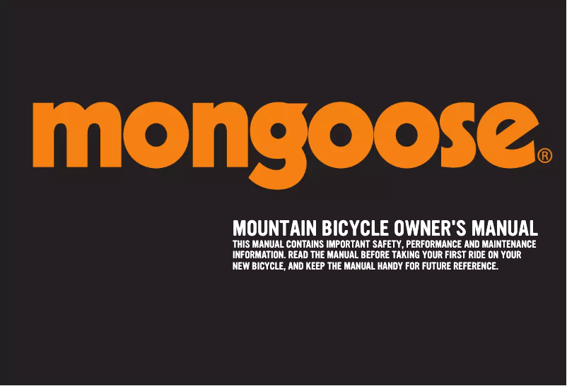 Página 1 del manual Manual de usuario Mongoose Exhibit