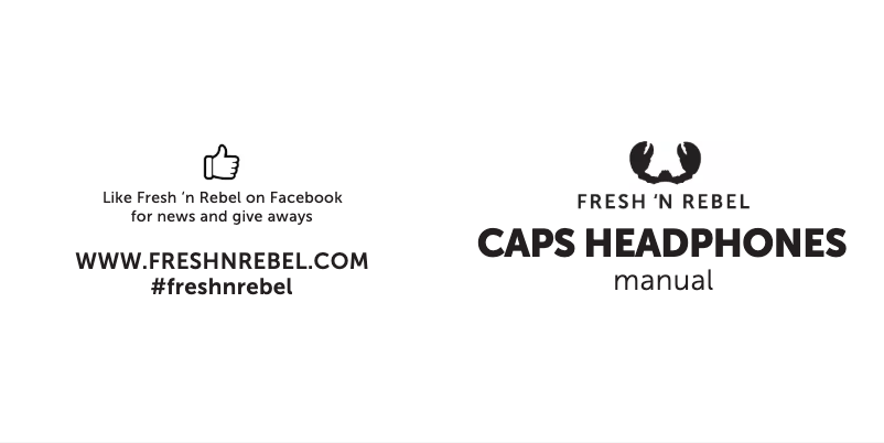 Página 1 del manual Manual de usuario Fresh 'n Rebel 3HP200BL