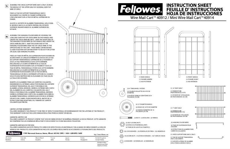 Imagen de la primera página del manual del dispositivo 40912