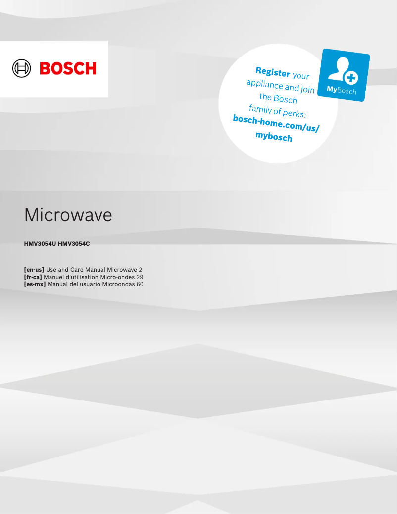 Imagen de la primera página del manual del dispositivo HMV3054U