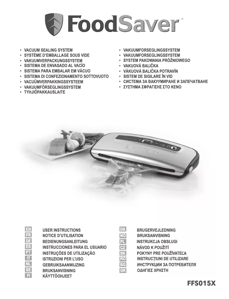 Imagen de la primera página del manual del dispositivo FFZ015X