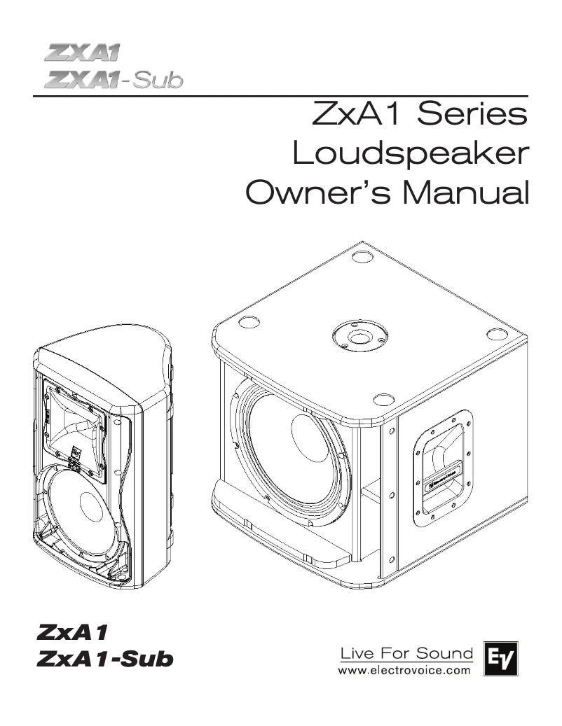 Página 1 del manual Manual de usuario Bosch ZXA1-SUB
