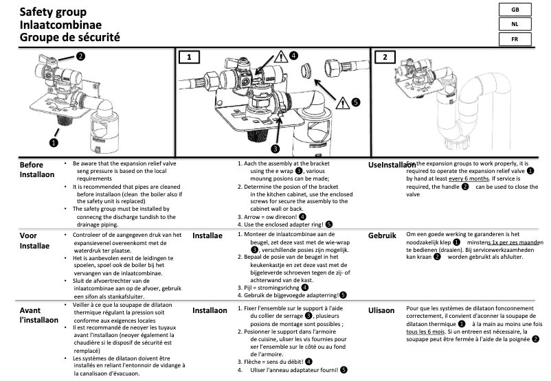 Página 1 del manual Manual de usuario AEG GYB08016XA